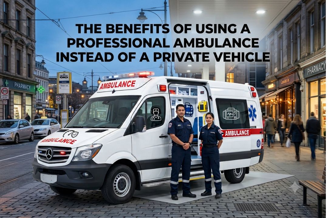 Benefits of Using a Professional Ambulance Instead of a Private Vehicle