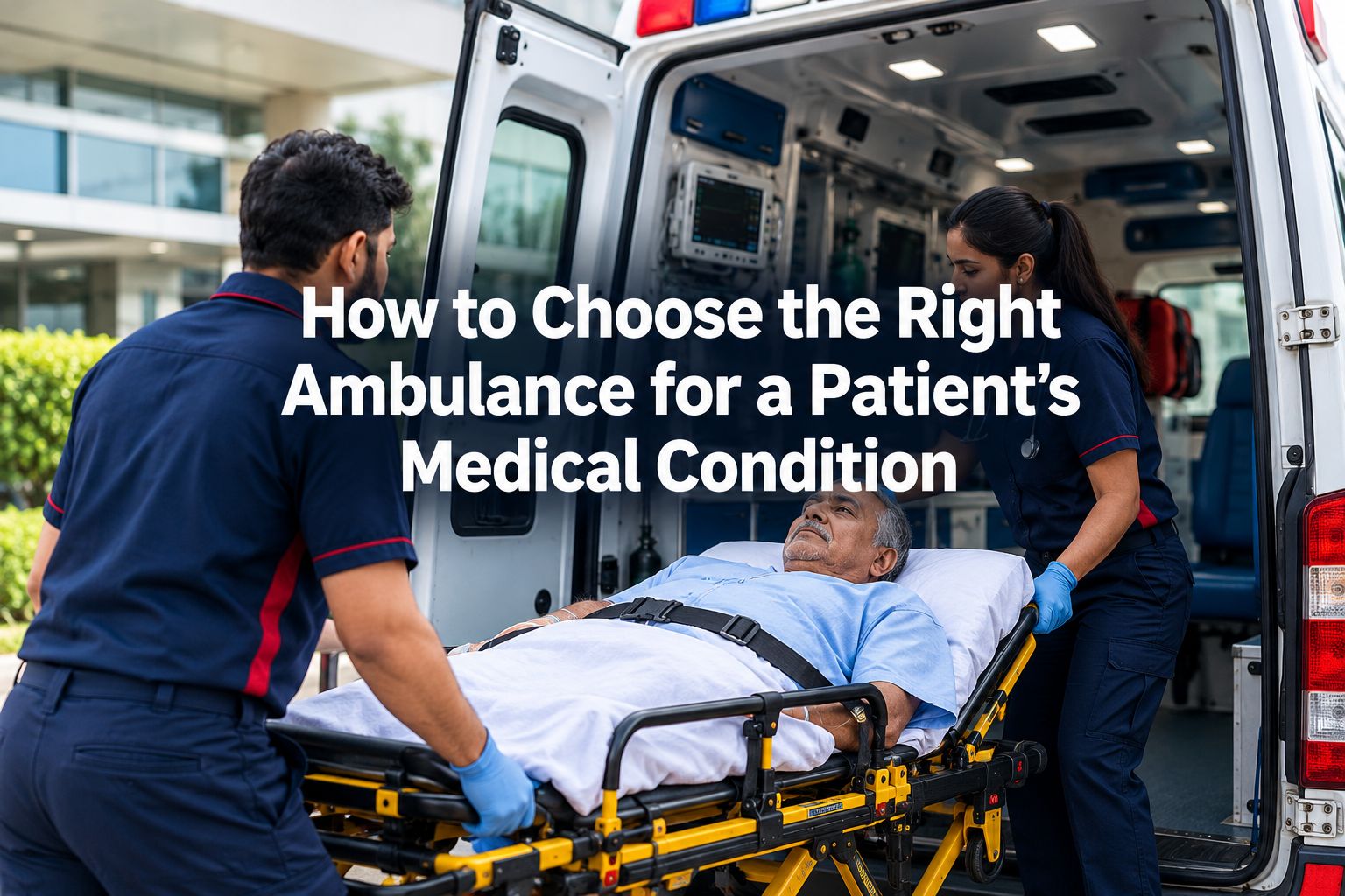 How to Choose the Right Ambulance for a Patient’s Medical Condition