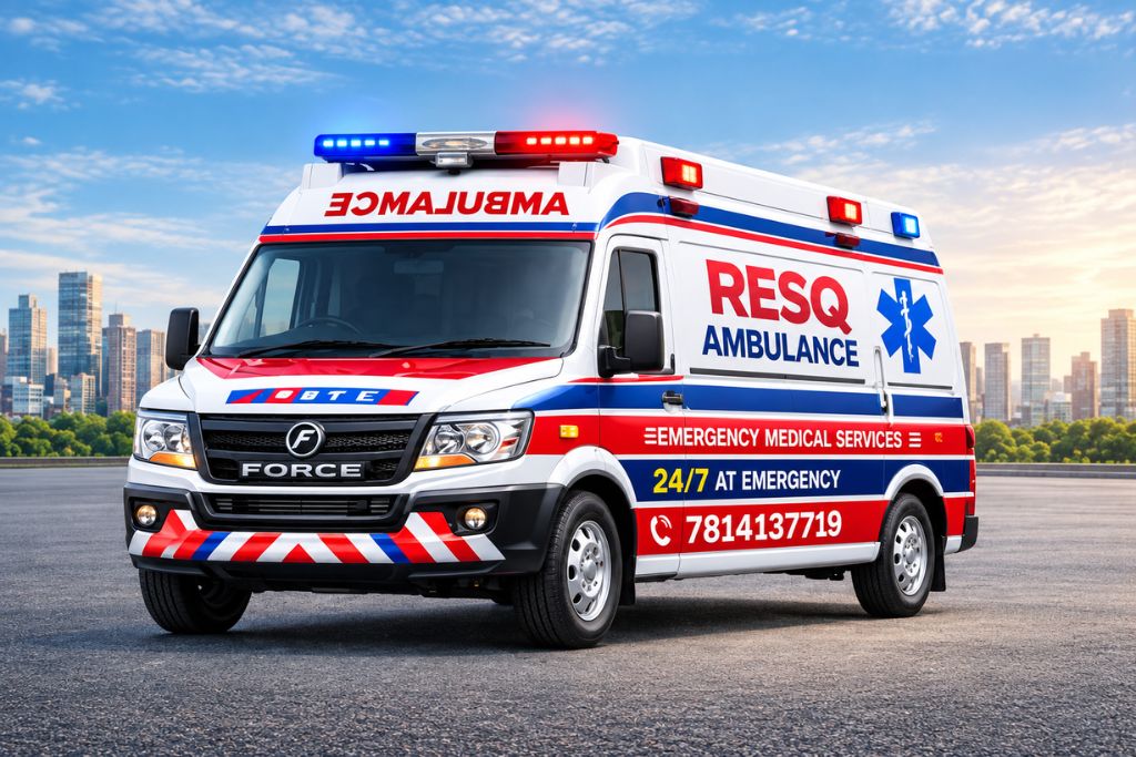 RESQ Ambulance in Chandigarh provides ambulance for people who need emergency transport